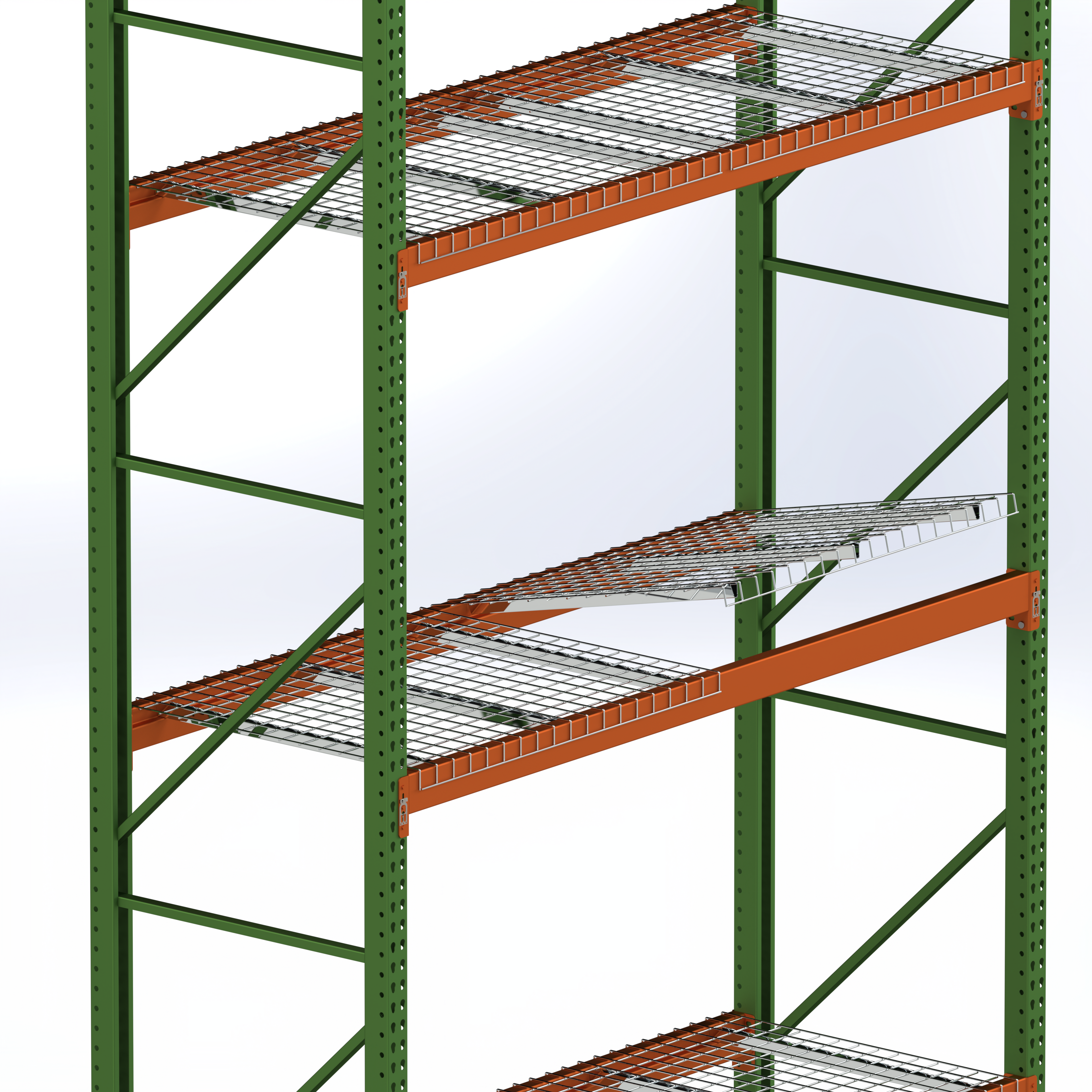 Wire Mesh Decking For Step Beam